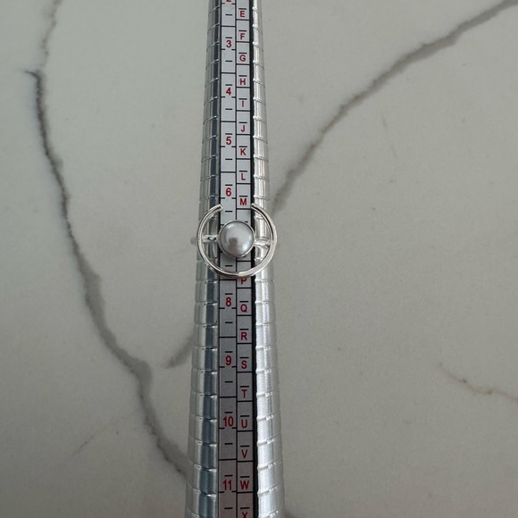 NWOT Sundance Cat’s Cradle Ring, Pearl, Sterling Silver - Picture 6 of 6